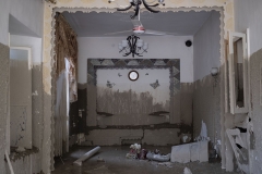 NPNW07JUL3122. The interior of a destroyed house covered with mud in the flooded village of Mazdaran in Firoozkooh county 124 km (77 miles) northeast of Tehran, after flash flooding, July 31, 2022.